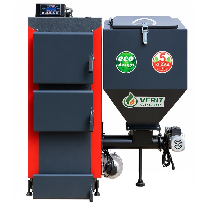 Kocioł piec kotły Pleszew Verit z podajnikiem na ekogroszek groszek producent 15kW atest 5 klasa ekoprojekt (1).png